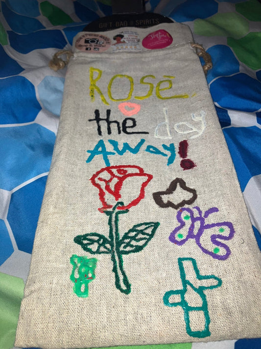 Custom wine bag - Handmadewithpurelove